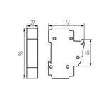 Contattore per la guida din D02 KSF 63A Kanlux 5905339233417 23341 KA1048