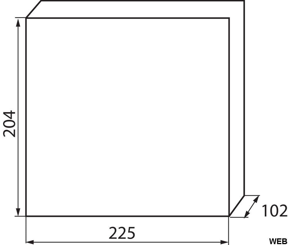 Quadro elettrico di distribuzione da parete serie KDB IP30 8 moduli Kanlux 5905339236111 23611 C5036