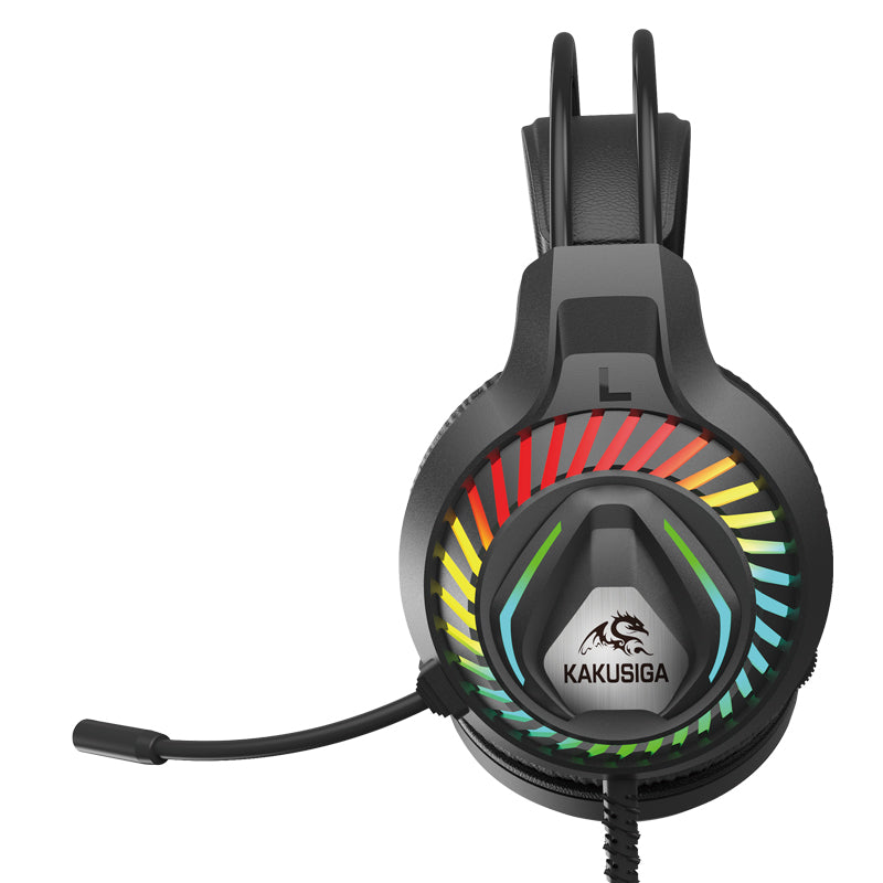 Cuffie da gaming ad archetto con microfono nere KSC-849