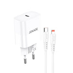 Caricabatterie ricarica rapida USB-C 30W con cavo Type-C - Lightning 1m bianco JB073 6921042139623 F4755