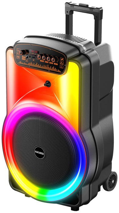 Cassa acustica trolley 40W Luce LED Bluetooth/USB/SD/FM con microfono 6921042152769 KK-12103