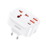 Adattatore da viaggio con prese USB 3.4A 69210420810 JB074