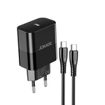 Caricabatterie ricarica rapida USB-C 30W con cavo USB-C - USB-C 1m nero JB073 6921042139654 F4760