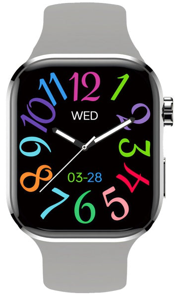 Smartwatch sportivo grigio IP68 con cardiofrequenzimetro e display 2,01" KSC-1138 6921042152271 F4835