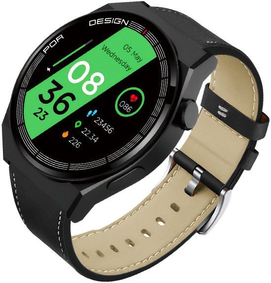 Smartwatch sportivo IP68 display 1,50" e cinturino effetto pelle KSC-1139 6921042152257 F4775