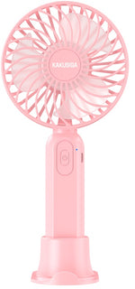 Ventilatore ricaricabile portatile con supporto da tavolo rosa KSC-1510 F2580