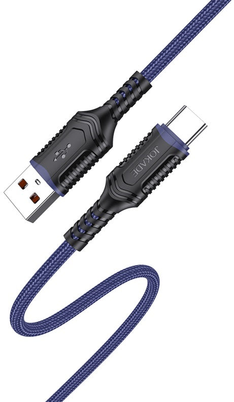 Cavo per ricarica e sincronizzazione type C 1m 5A blu JA019 6921042127538 F4410
