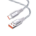 Cavo per alimentazione e sincronizzazione USB - Type-C in Silicone Antifiamma 1 m 5A JA030 6921042133676 F4715