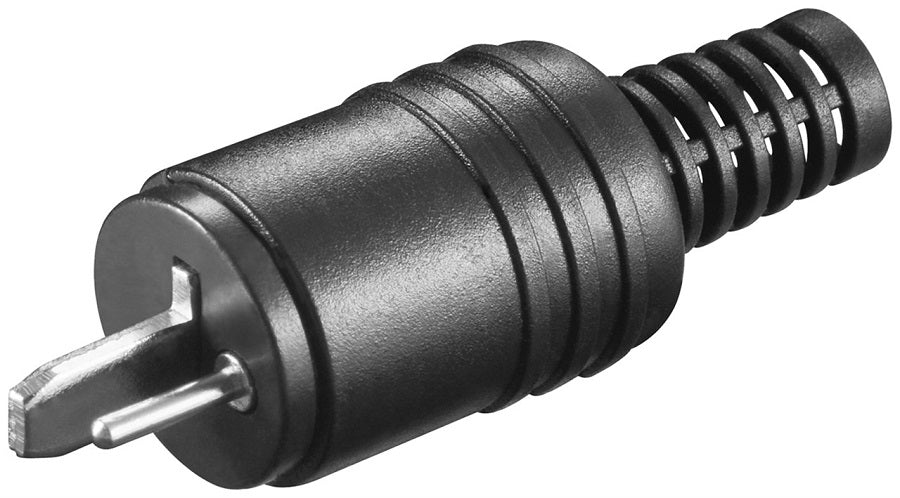 Spina per altoparlanti con connessione a vite e protezione antipiega
