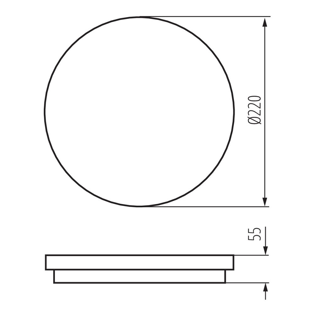 Plafoniera led BENO LED 18W NW-O-GR 1400lm 4000k Kanlux 5905339333483 33348 KA1076