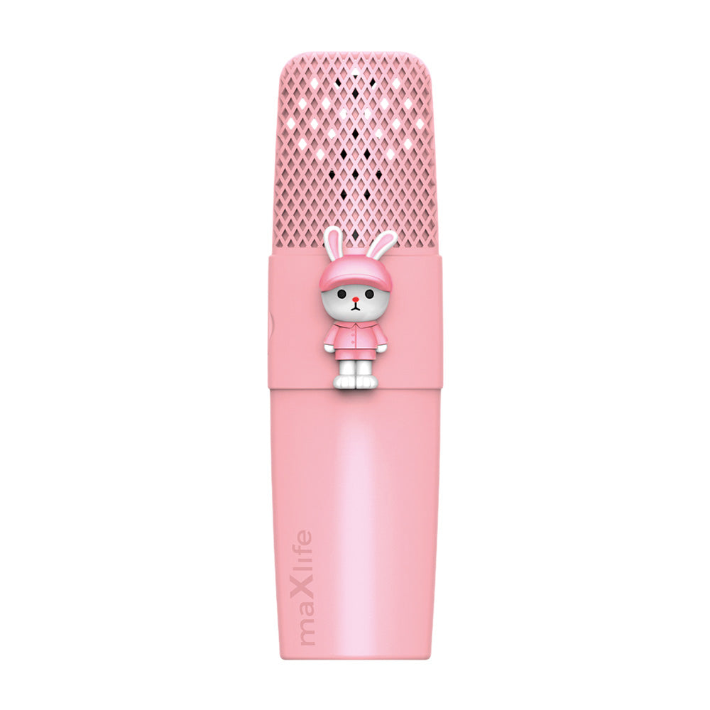 Microfono Bluetooth Maxlife con altoparlante Animal MXBM-500 rosa WB2512 OEM0200492 5900495094001