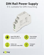 Alimentatore per guida DIN 5 VDC 2,4A 12 W 59574 4040849595745 F1672