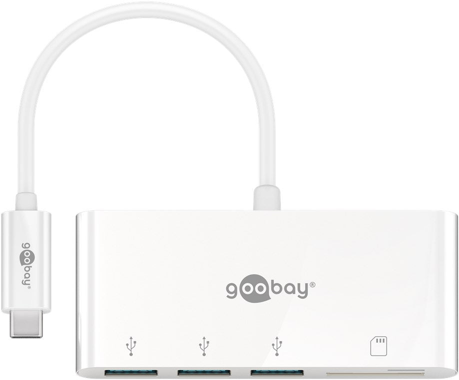 Adattatore multiporta USB-C a 3x USB-A e lettore scheda