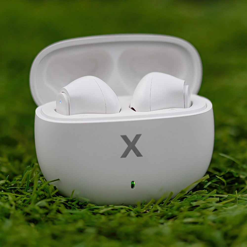 Cuffie auricolari Bluetooth bianche TWS MXBE-03 MOB1550 OEM0002436 5907457715691