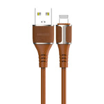 Cavo per ricarica e sincronizzazione Lightning 1m 3.2A marrone KSC-418 F2490