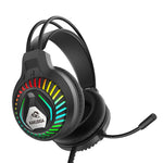 Cuffie da gaming ad archetto con microfono nere KSC-849