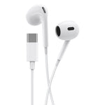 Auricolari Type-C con microfono e controllo volume bianchi JD046  6921042130842 F4795