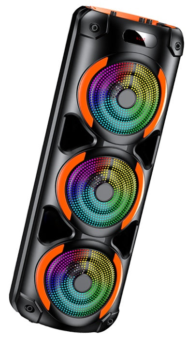 Cassa acustica 3x8" 40W Bluetooth/Scheda SD/USB con telecomando e microfono 6921042142173 KK-8302