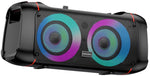 Cassa acustica ricaricabile 2x4" 10W luci LED Bluetooth/FM/USB KSC-689