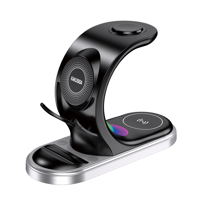 Stazione di Ricarica Wireless Rapida 3 in 1 con Supporto 15W 6921042137407 KSC-1355 F4690