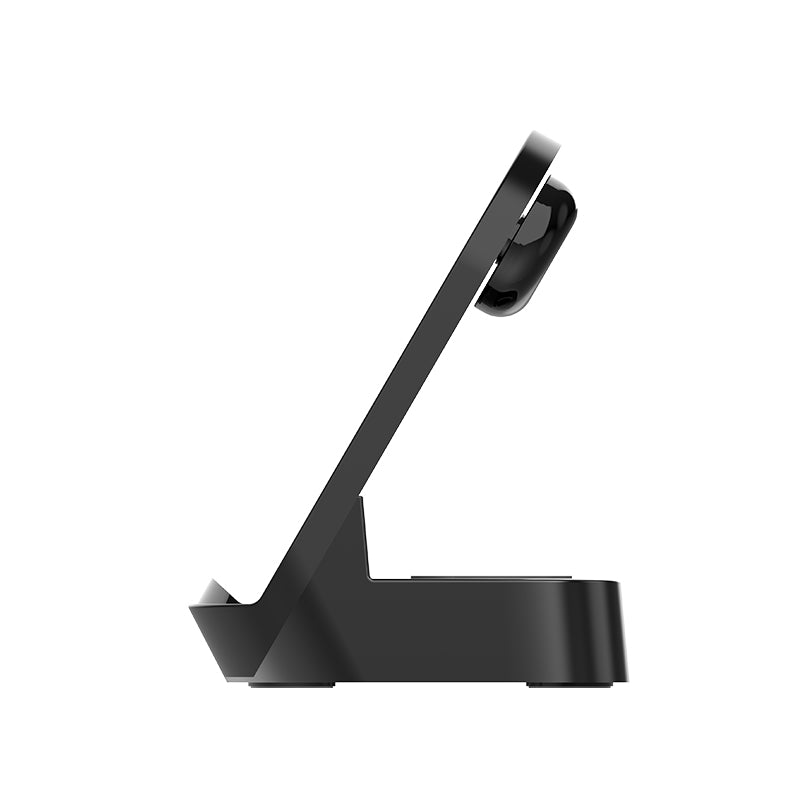 Stazione di Ricarica Wireless 3 in 1 con Supporto da Scrivania 15W 6921042124971 KSC-778 F4690