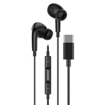 Auricolari Type-C con microfono e controllo volume neri JD045 6921042130835 F4800