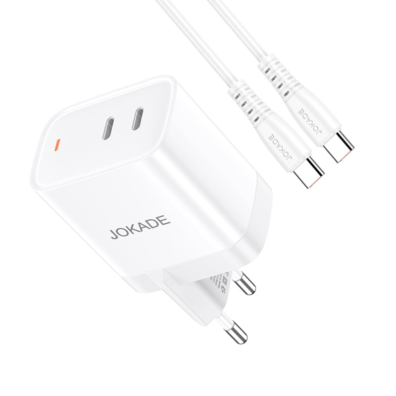 Caricabatterie ricarica rapida USB-C 30W con cavo USB-C - USB-C JB084 6921042141336 F4745
