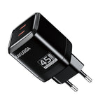 Caricatore USB-C PD 45W doppia porta EU ricarica rapida 6921042146058 KSC-1604 F4005