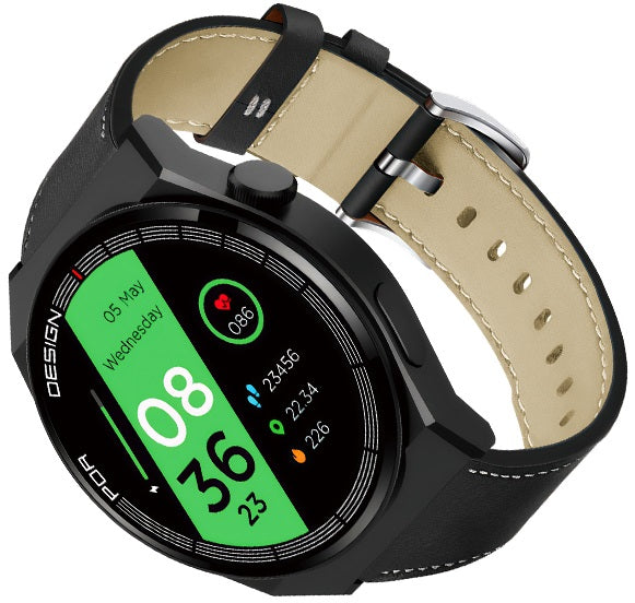 Smartwatch sportivo IP68 display 1,50" e cinturino effetto pelle KSC-1139 6921042152257 F4775