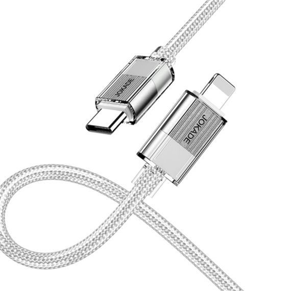 Cavo per ricarica e sincronizzazione USB Lightning 1.2m PD27W 5A JA044