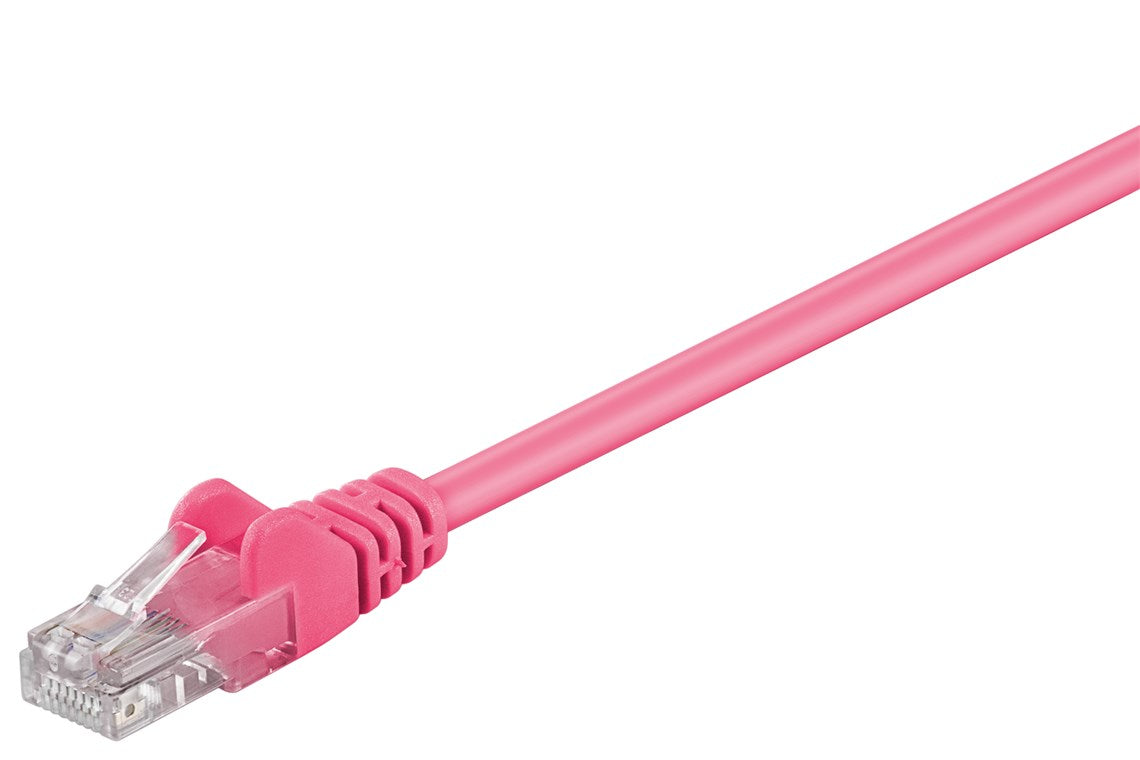 CAT 5e cavo patch U/UTP magenta 025 m