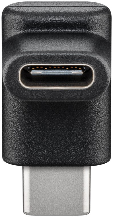 Adattatore da USB-C a USB-C 90° nero Presa USB-C  - Spina USB-C