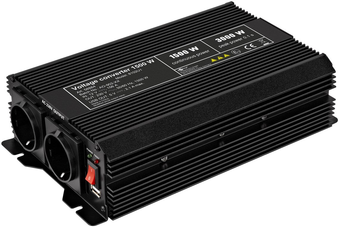 Inverter Soft Start Onda Sinusoidale Modificata DC/AC 12V-230V / 1500W