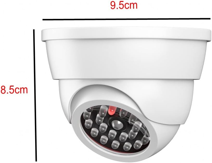 Telecamera di sicurezza con LED fittizia bianca WB2462 8053323556190
