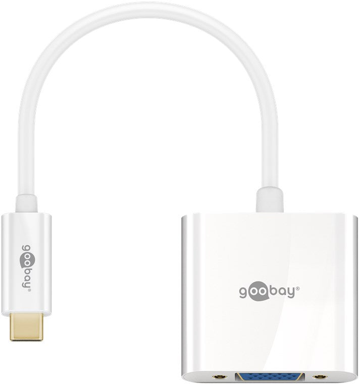 Adattatore da USB-C a VGA bianco