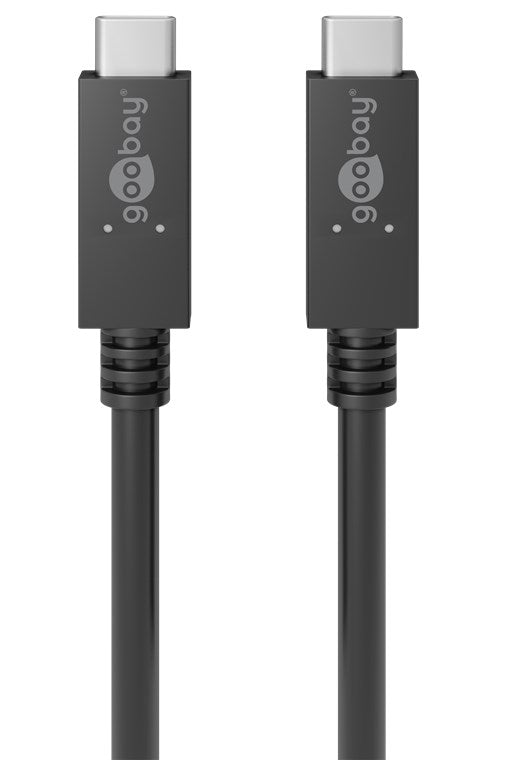 Cavo di ricarica e sincronizzazione USB-C PD 100 W per i dispositivi con connessione USB-C nero