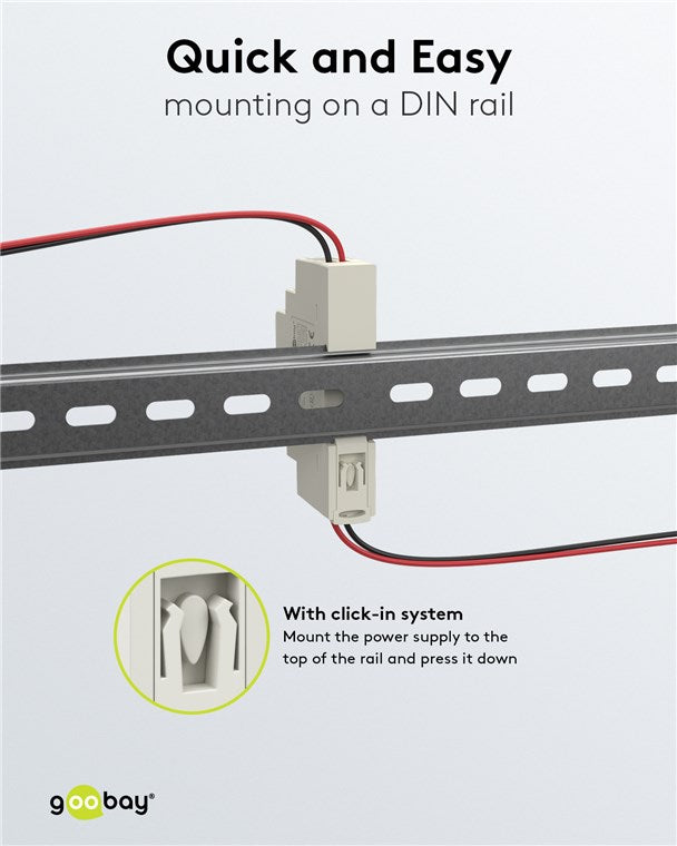 Alimentatore per guida DIN 5 VDC 2,4A 12 W 59574 4040849595745 F1672