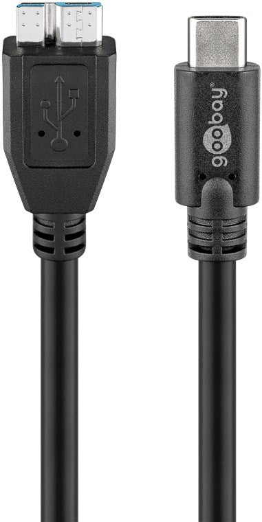 Cavo da USB-C a micro B 3.0 nero