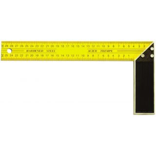 Squadra falegname con gambo in lega - 300 mm