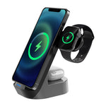 Stazione di Ricarica Wireless 3 in 1 con Supporto da Scrivania 15W 6921042124971 KSC-778 F4690