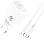 Caricabatterie ricarica rapida con cavo USB Type C bianco 1m JB092 6921042144832 JB092 F4465