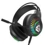 Cuffie da gaming ad archetto con microfono nere KSC-849