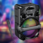 Cassa acustica ricaricabile con microfono 8" 16W KK-8106 6921042146249 KK-8106