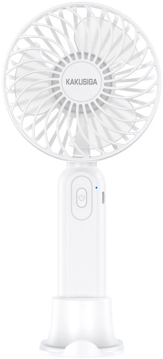 Ventilatore ricaricabile portatile con supporto da tavolo bianco KSC-1510 F2570