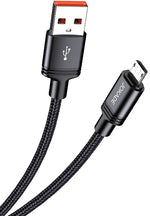 Cavo per ricarica e sincronizzazione 1m 5A USB microUSB N015