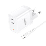 Caricabatterie ricarica rapida USB-C 30W con cavo USB-C - USB-C JB084 6921042141336 F4745
