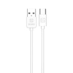 Caricabatterie USB doppia porta 2.4A bianco con cavo Type-C 1m KSC-373 6921042113654 F4635