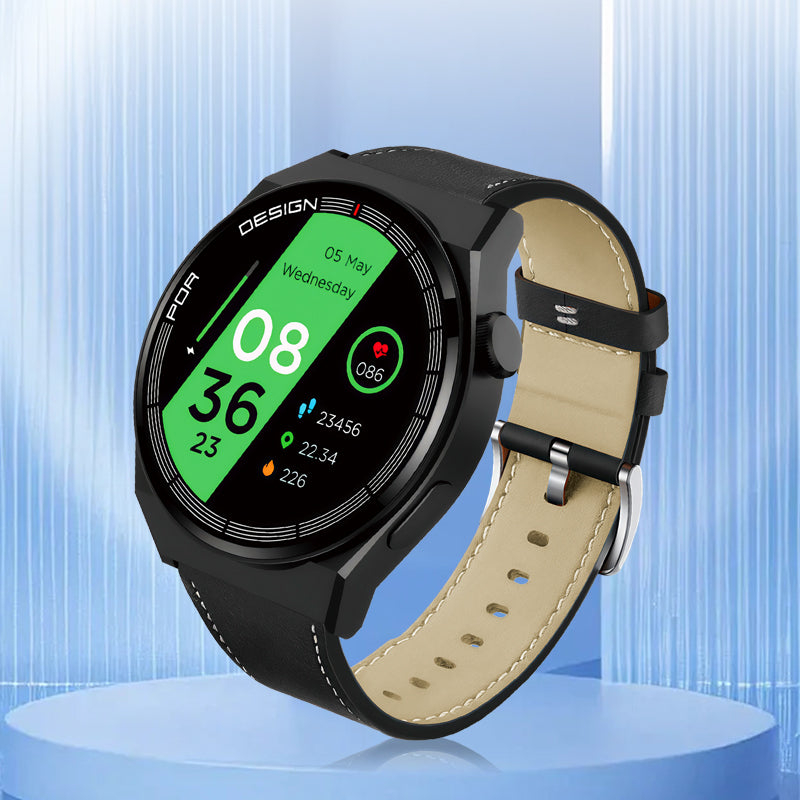 Smartwatch sportivo IP68 display 1,50" e cinturino effetto pelle KSC-1139 6921042152257 F4775