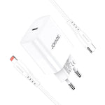 Caricabatterie ricarica rapida USB-C 30W con cavo Type-C - Lightning 1m bianco JB073 6921042139623 F4755