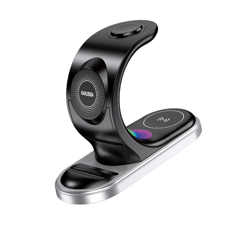 Stazione di Ricarica Wireless Rapida 3 in 1 con Supporto 15W 6921042137407 KSC-1355 F4690